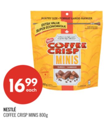 NESTLÉ COFFEE CRISP MINIS 800g