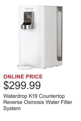 Waterdrop K19 Countertop Reverse Osmosis Water Filter System
