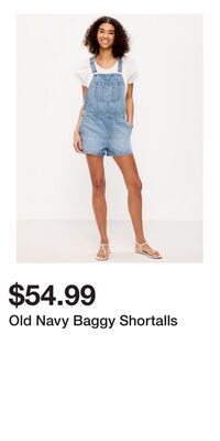 Old Navy Baggy Shortalls