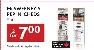 McSWEENEY'S PEP 'N' CHEDS