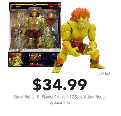 Street Fighter II - Blanka Deluxe 1:12 Scale Action Figure by Jada Toys