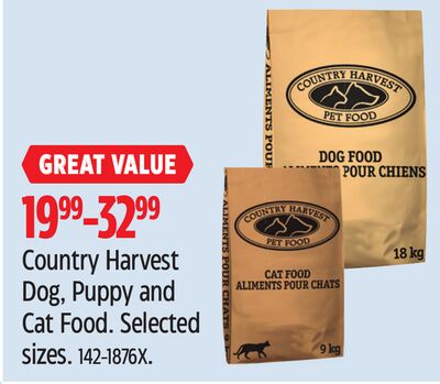 Country Harvest Dog, Puppy and Cat Food