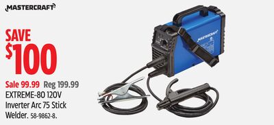 Mastercraft EXTREME-80 120V Inverter Arc 75 Stick Welder