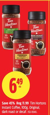 Tim Hortons Instant Coffee
