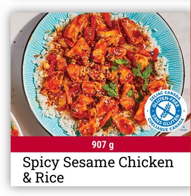 Spicy Sesame Chicken & Rice