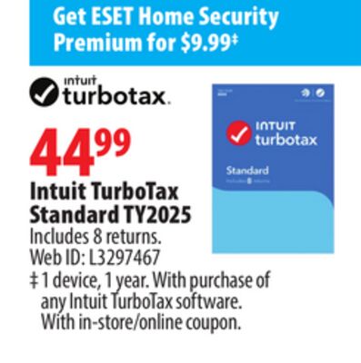 Intuit TurboTax Standard TY2025