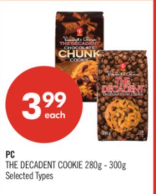 PC THE DECADENT COOKIE 280g - 300g