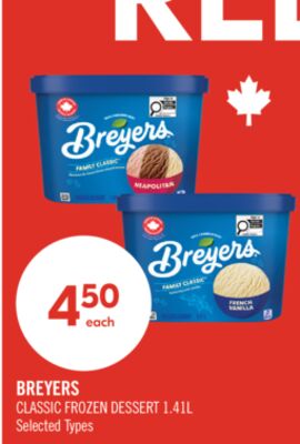 BREYERS CLASSIC FROZEN DESSERT