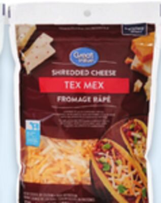 Great Value cheese shreds
