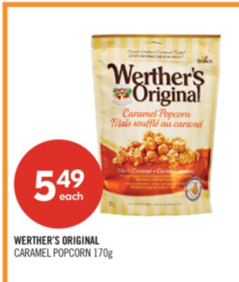 WERTHER'S ORIGINAL CARAMEL POPCORN