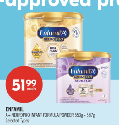 ENFAMIL A+ NEUROPRO INFANT FORMULA POWDER