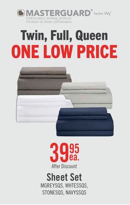 Masterguard® Ultra Advanced 4-Piece Queen Sheet Set - Grey