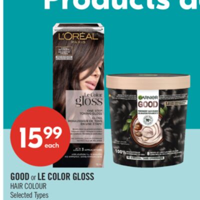 GOOD or LE COLOR GLOSS HAIR COLOUR