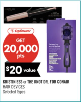 KRISTIN ESS or THE KNOT DR. FOR CONAIR HAIR DEVICES