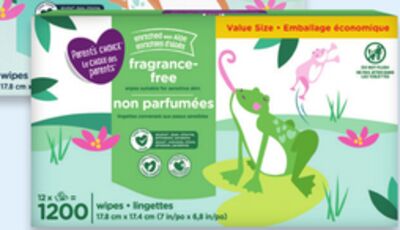 Parent's Choice wipes