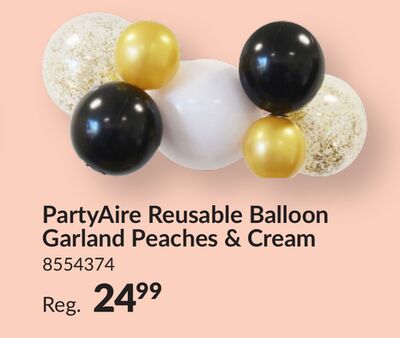 PartyAire Reusable Linked Inflatable PVC Balloons