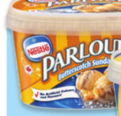 Nestlé Parlour frozen dessert tubs