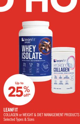 LEANFIT COLLAGEN or WEIGHT & DIET MANAGEMENT PRODUCTS