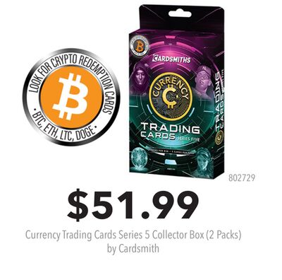 Currency Trading Cards Series 5 Collector Box (2 Packs) by Cardsmith