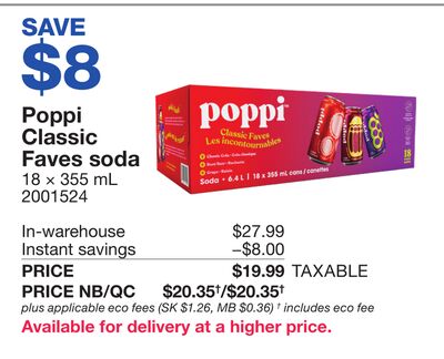 Poppi Classic Faves soda