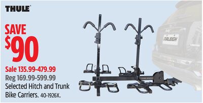 Raleigh Selected Hitch and Trunk Bike Carrier