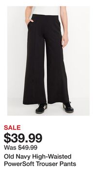 Old Navy High-Waisted PowerSoft Trouser Pants