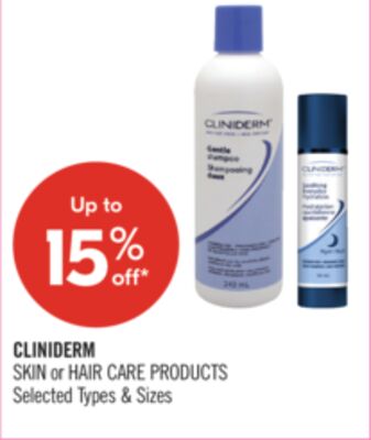CLINIDERM SKIN or HAIR CARE PRODUCTS