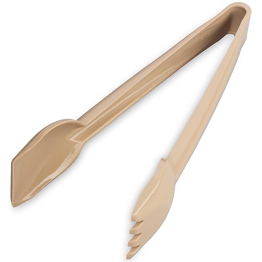 [Amazon.ca] Carlisle FoodService Carly Plastic Salad Tong 6.44 X 1.31 X 3 Inches, Beige, (Pack of 12) $8.71