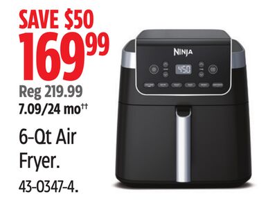 Ninja® 6-Qt Air Fryer.