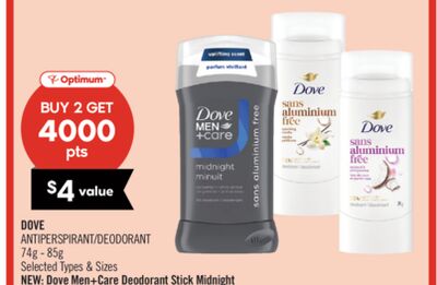 DOVE ANTIPERSPIRANT/DEODORANT
