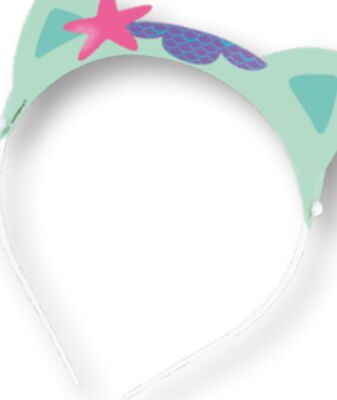 Gabby's Dollhouse Glitter Cat Ear Headbands, Multi-Coloured, One Size, 4-pk, Wearable Accessories for Birthday Party