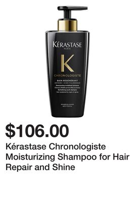 Kérastase Chronologiste Moisturizing Shampoo for Hair Repair and Shine