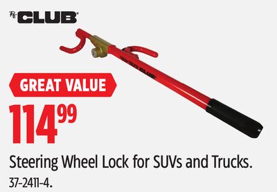 Steering Wheel Lock for SUVs and Trucks