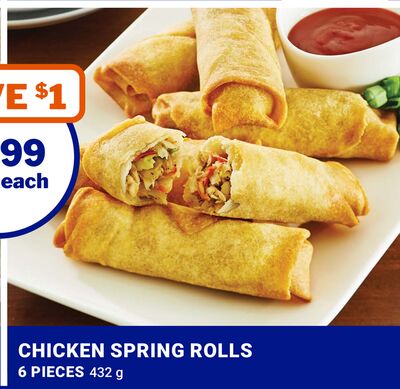 CHICKEN SPRING ROLLS