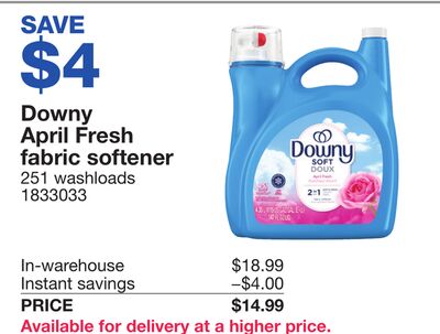 Downy April Fresh fabric softener 251
