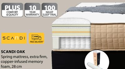 Scandi Oak Spring mattress
