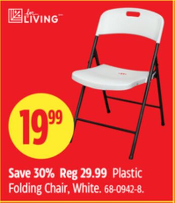 For Living Plastic Folding Chair