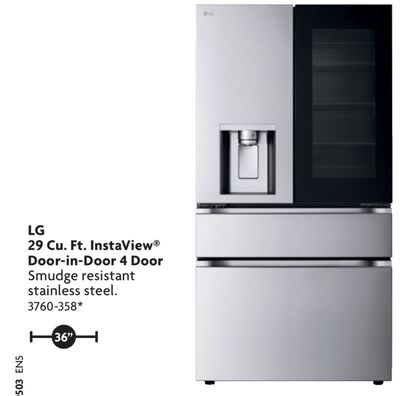 29 Cu. Ft. InstaView® Door-in-Door 4 Door