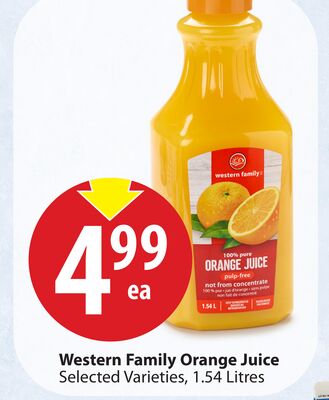 Western Family Orange Juice