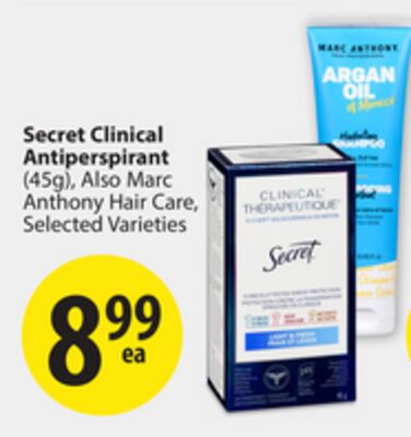 Secret Clinical Antiperspirant