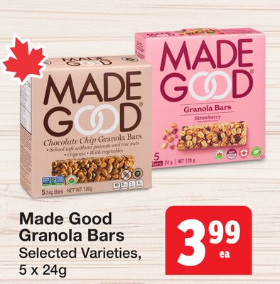 Made Good Granola Bars