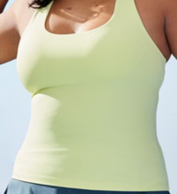 Athletic Works ribbed racer back bra tank
