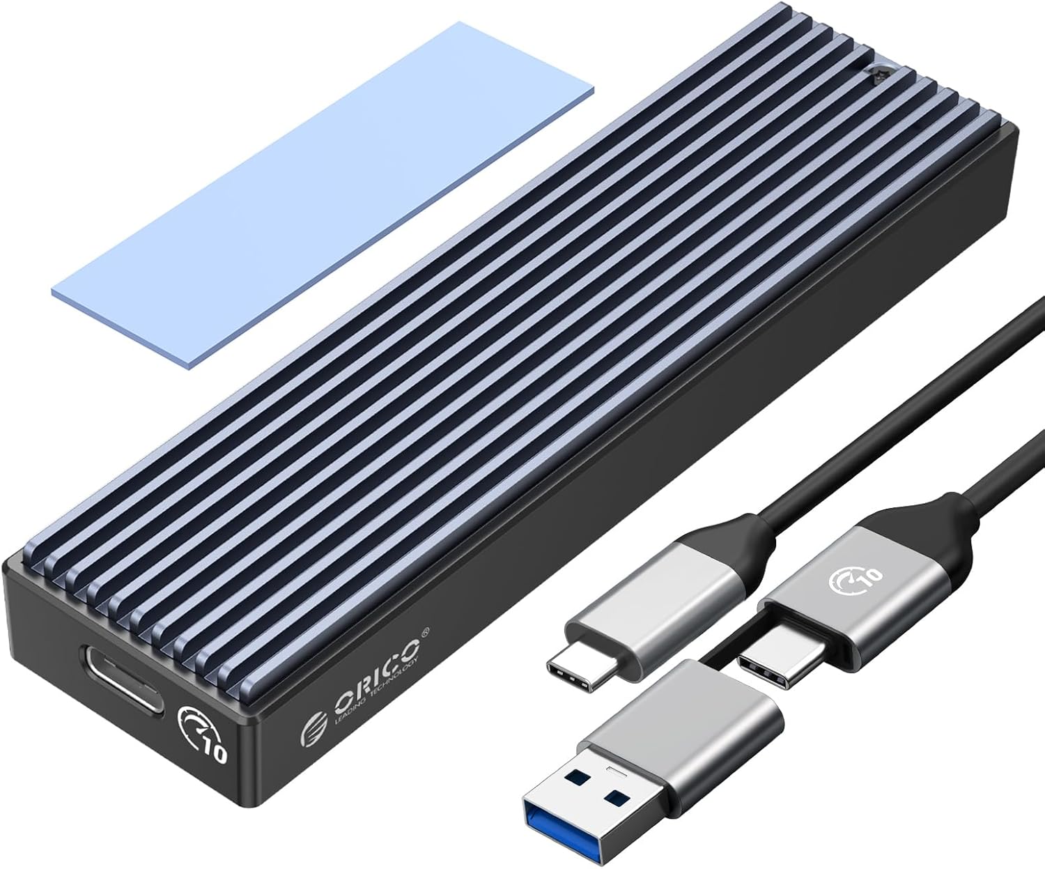 [Amazon.ca] ORICO M.2 NVMe SSD Enclosure, USB 3.2 Gen 2 (10 Gbps) to NVMe PCI-E M.2 SSD Case - $20.78 (37% off)