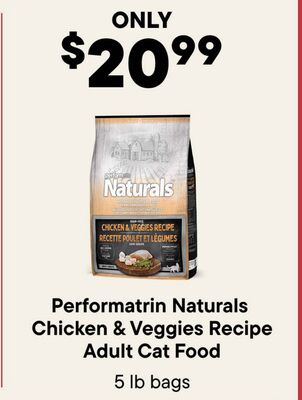Performatrin Naturals Chicken & Veggies Recipe Adult Cat Food