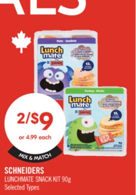 SCHNEIDERS LUNCHMATE SNACK KIT