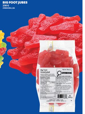 BIG FOOT JUBES, 250 G