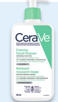 CeraVe foaming facial cleanser