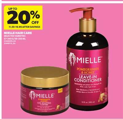 MIELLE HAIR CARE, 57-340 G/59-355 ML