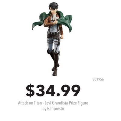 Attack on Titan - Levi Grandista Prize Figure by Banpresto