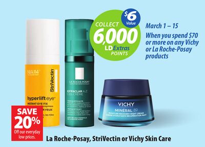 La Roche-Posay, StriVectin or Vichy Skin Care